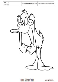 daffy-duck boyama sayfaları